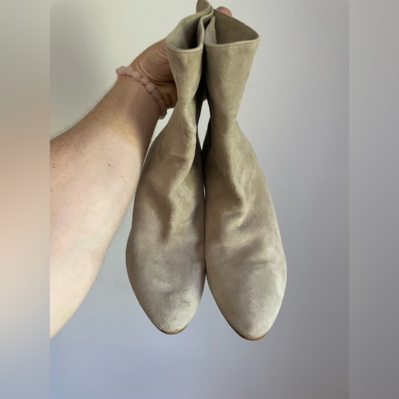 Ralph Lauren Purple Label Fold Over Heeled Boots Womens Size 7.5 - Picture 5 of 7